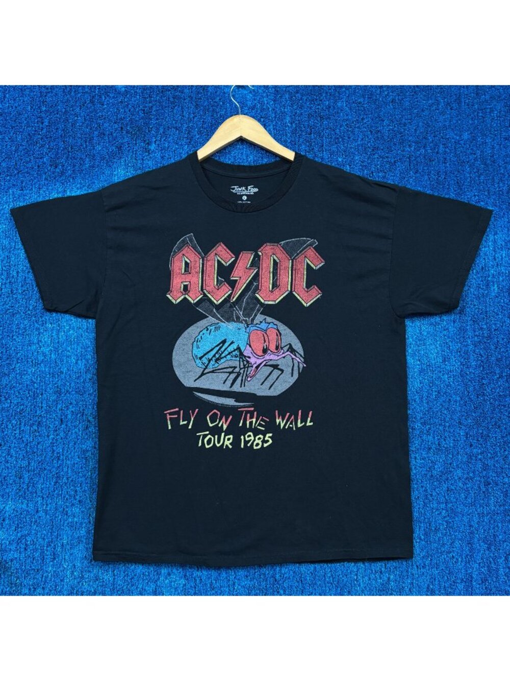 AC/DC "Fly On The Wall Tour 1985" Graphic T-Shirt Size Large